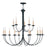 Livex Lighting Heritage Ceiling Chandelier, Black