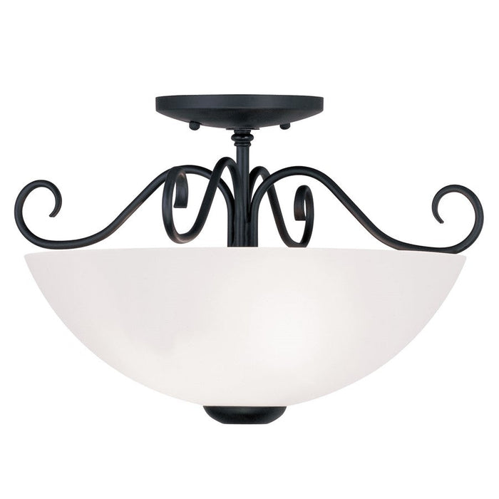 Livex Lighting Heritage Ceiling Mount, Black