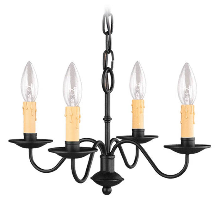 Livex Lighting Heritage Candelabra Chandelier, Black