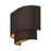 Livex Sentosa ADA Sconce, Black/Orange Fabric Inside