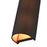 Livex Sentosa 2 Light ADA 13" Sconce, Black/Orange Fabric Inside