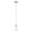 Livex Zurich 1 Light Pendant, Polished Chrome/Clear Glass - 45477-05