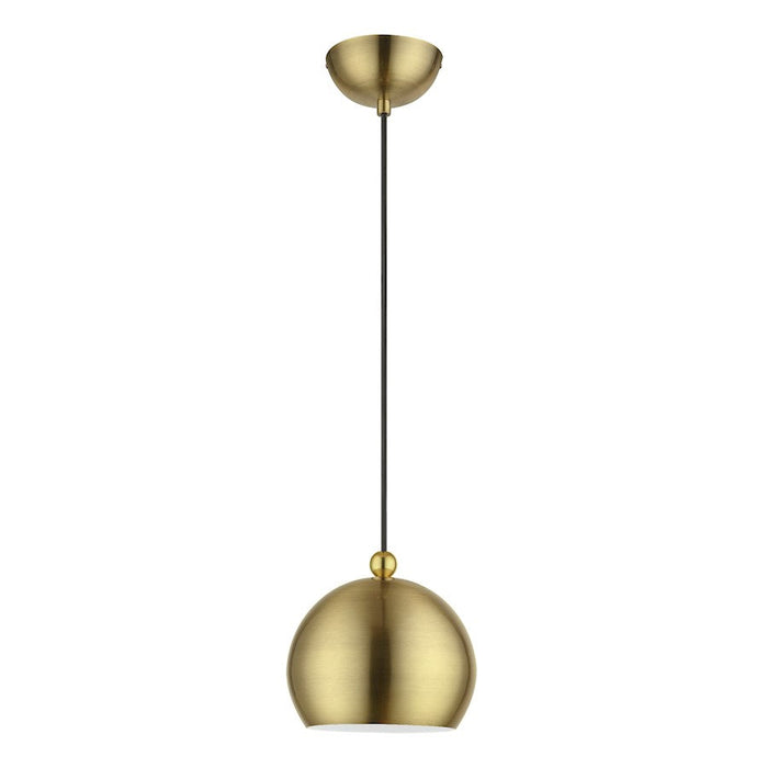 Livex Stockton 1 Light Globe Mini Pendant