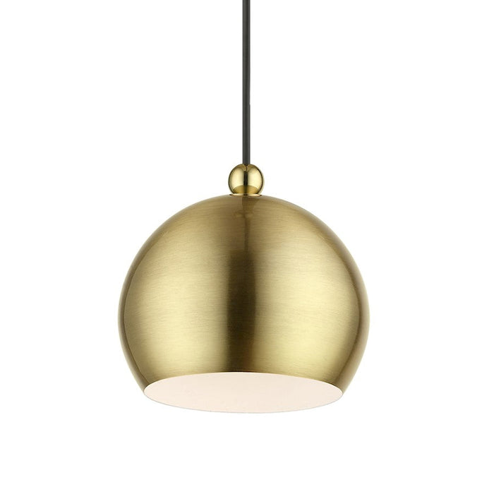 Livex Stockton 1 Light Globe Mini Pendant