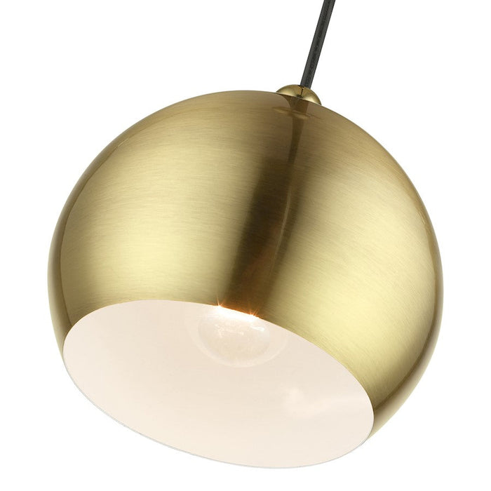 Livex Stockton 1 Light Globe Mini Pendant