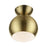 Livex Stockton 1 Light Globe Semi-Flush Mount