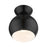 Livex Stockton 1 Light Globe Semi-Flush Mount