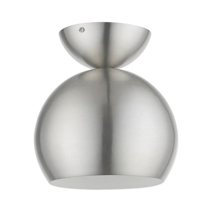 Livex Stockton 1 Light Globe Semi-Flush Mount