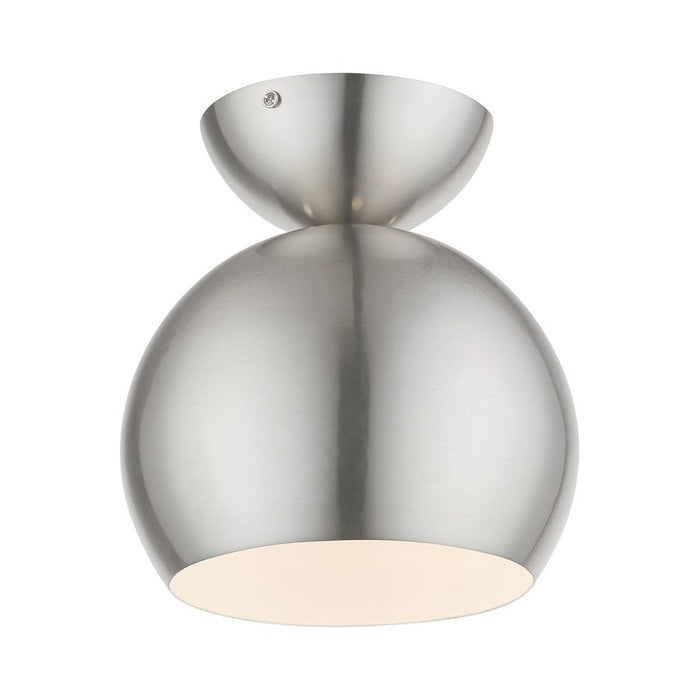 Livex Stockton 1 Light Globe Semi-Flush Mount