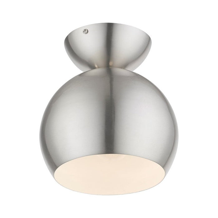 Livex Stockton 1 Light Globe Semi-Flush Mount