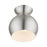 Livex Stockton 1 Light Globe Semi-Flush Mount