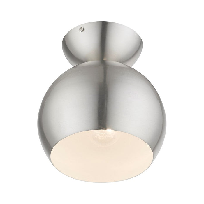 Livex Stockton 1 Light Globe Semi-Flush Mount