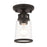 Livex Lawrenceville 1 Light Flush Mount, Bronze - 45501-07