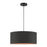 Livex Sentosa 3 Light Drum Pendant, Black - 45610-04