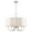 Livex Solstice 7 Light Chandelier, Brushed Nickel - 45807-91