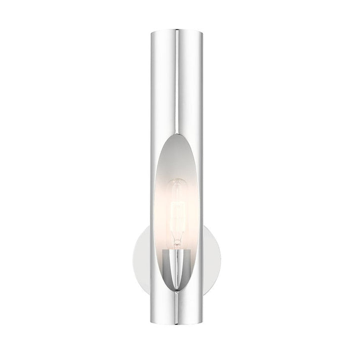 Livex Novato 1 Light ADA Wall Sconce, Polished Chrome - 45891-05