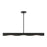 Livex Novato 3 Light Linear Chandelier, Black - 45897-04