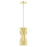 Livex Acra 3 Light Pendant Chandelier, Satin Brass - 45913-12