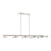 Livex Acra 10 Light Linear Chandelier, Brushed Nickel - 45918-91