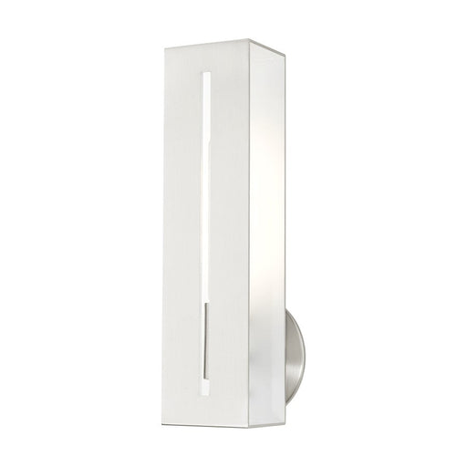 Livex Soma 1 Light ADA Single Sconce, Brushed Nickel - 45953-91