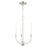 Livex Clairmont 3 Light Chandelier, Brushed Nickel - 46063-91