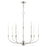 Livex Clairmont 7 Light Chandelier, Brushed Nickel - 46067-91