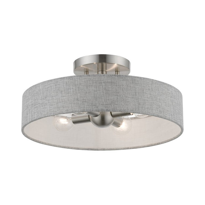 Livex Elmhurst 4 Light Semi-Flush Mount