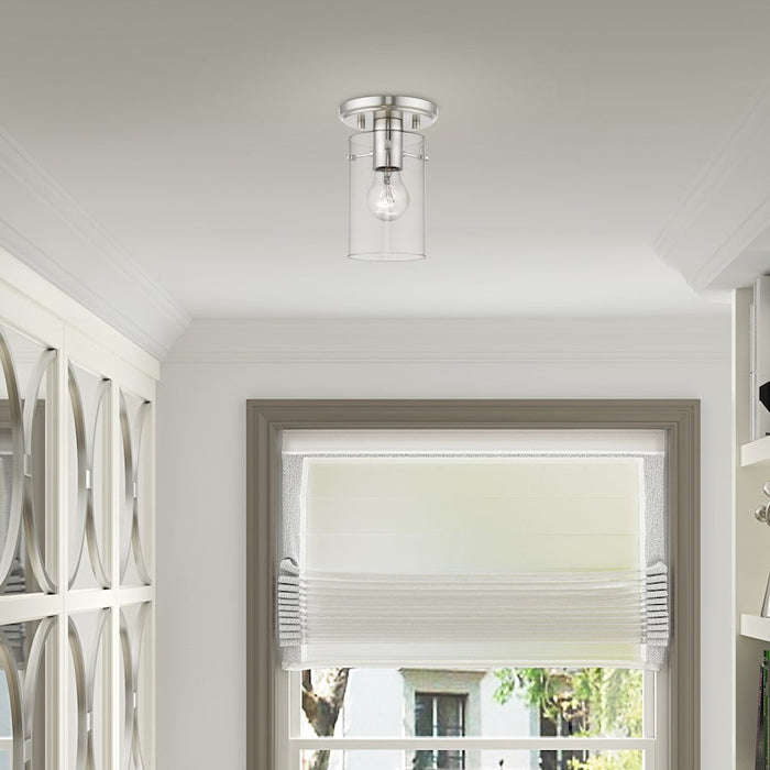 Livex Munich 1 Light Flush Mount