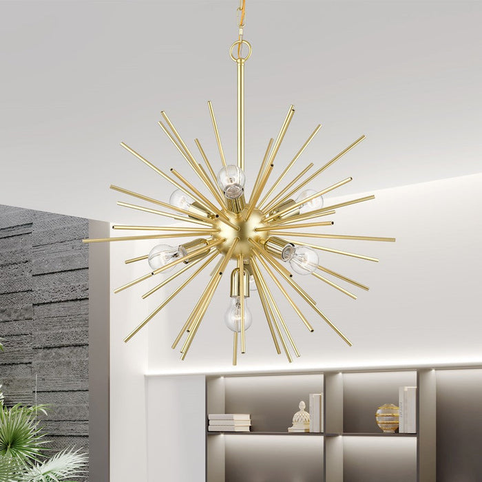 Livex Tribeca 7 Light Pendant Chandelier