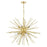 Livex Tribeca 9 Light Foyer Pendant Chandelier, Soft Gold/Brass - 46176-33