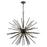 Livex Tribeca 9 Light Foyer Pendant Chandelier, Black/Brass/Iron - 46176-68