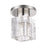 Livex Rotterdam 1 Light Crystal Semi-Flush Mount