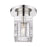 Livex Rotterdam 1 Light Crystal Semi-Flush Mount