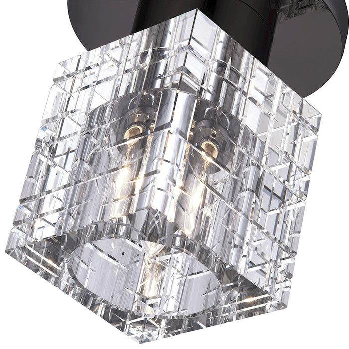 Livex Rotterdam 1 Light Crystal Semi-Flush Mount