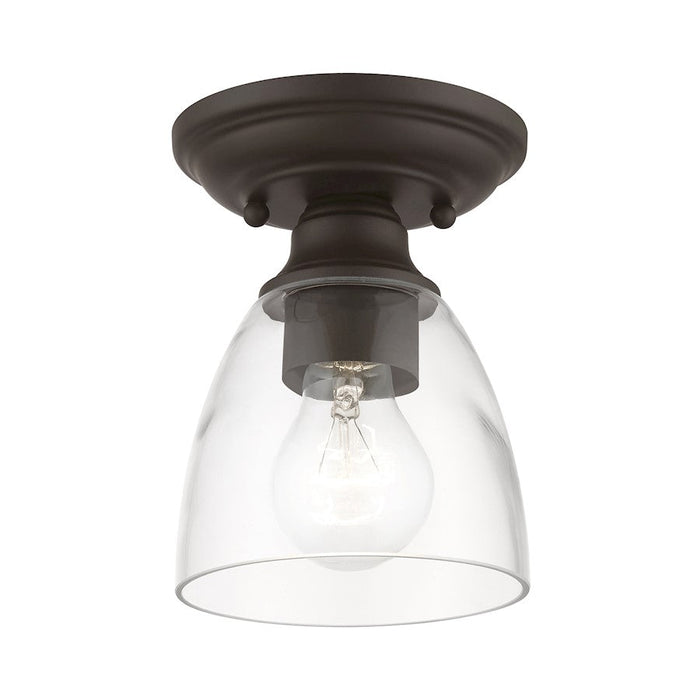 Livex Montgomery 1 Light Petite Semi-Flush Mount