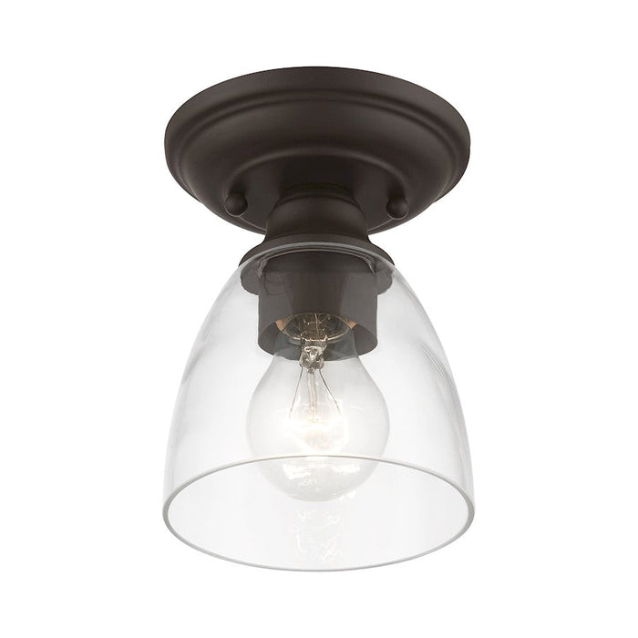 Livex Montgomery 1 Light Petite Semi-Flush Mount