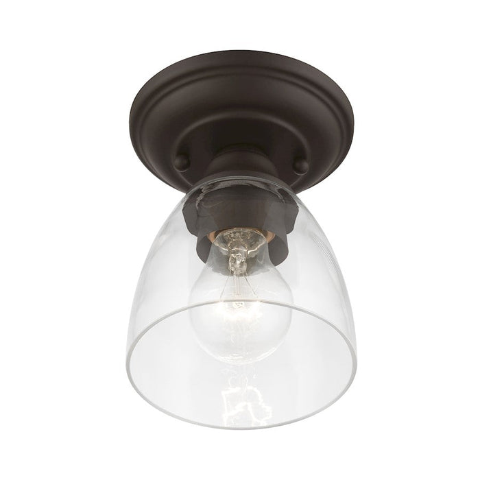 Livex Montgomery 1 Light Petite Semi-Flush Mount