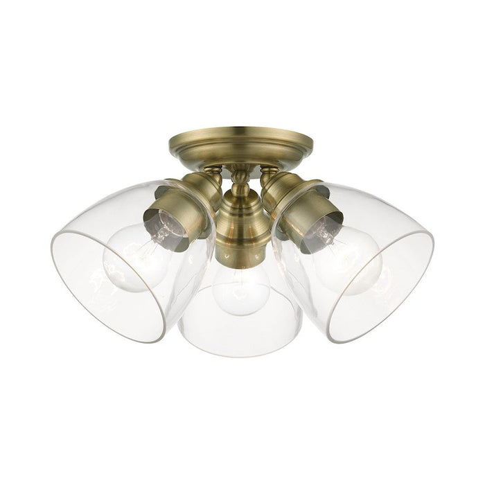 Livex Montgomery 3 Light Semi-Flush Mount