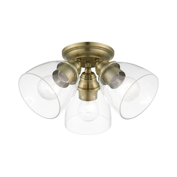 Livex Montgomery 3 Light Semi-Flush Mount