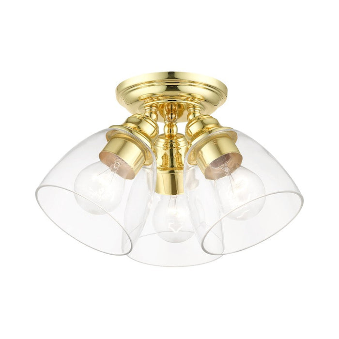 Livex Montgomery 3 Light Semi-Flush Mount