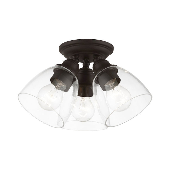 Livex Montgomery 3 Light Semi-Flush Mount