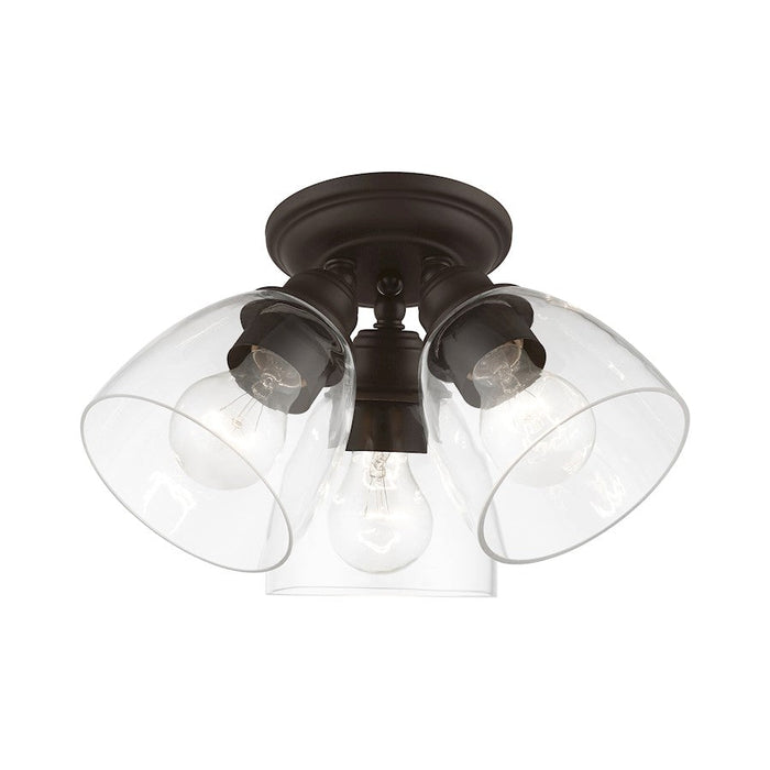 Livex Montgomery 3 Light Semi-Flush Mount