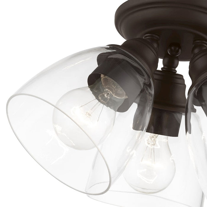 Livex Montgomery 3 Light Semi-Flush Mount