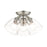 Livex Montgomery 3 Light Flush Mount, Brushed Nickel - 46339-91