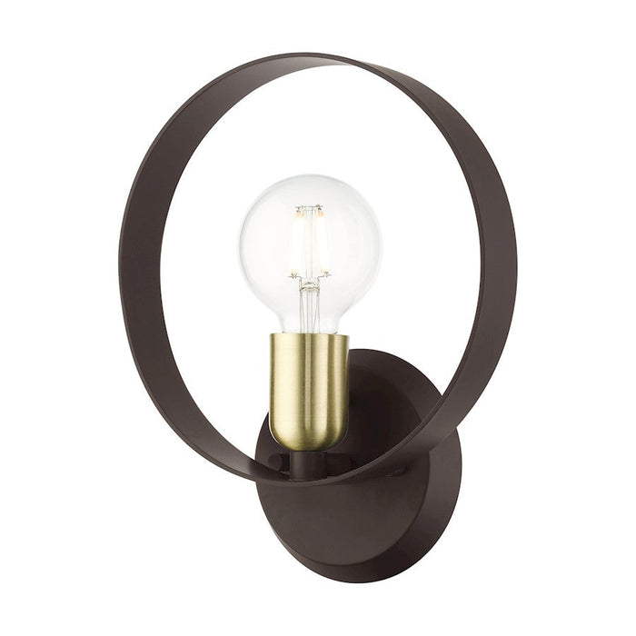 Livex Modesto 1 Light Small ADA Wall Sconce, Bronze - 46421-07