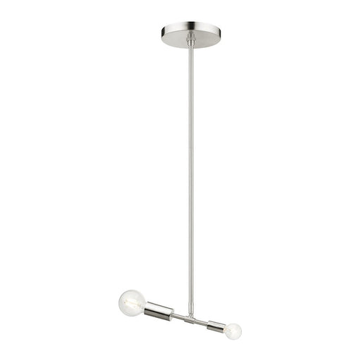 Livex Blairwood 1 Light Pendant, Brushed Nickel - 46432-91