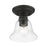 Livex Moreland 1 Light Small Semi-Flush Mount