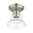 Livex Moreland 1 Light Small Semi-Flush Mount