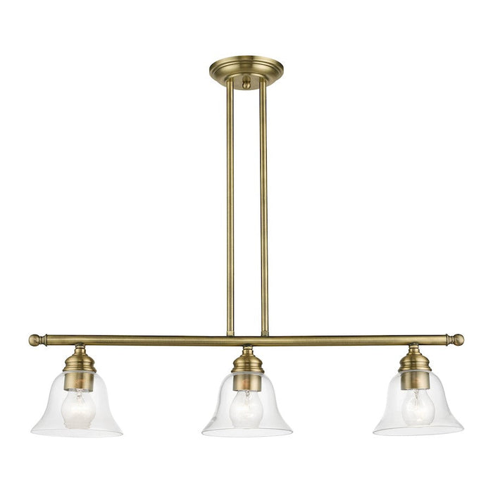 Livex Moreland 3 Light Linear Chandelier