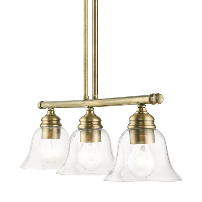 Livex Moreland 3 Light Linear Chandelier